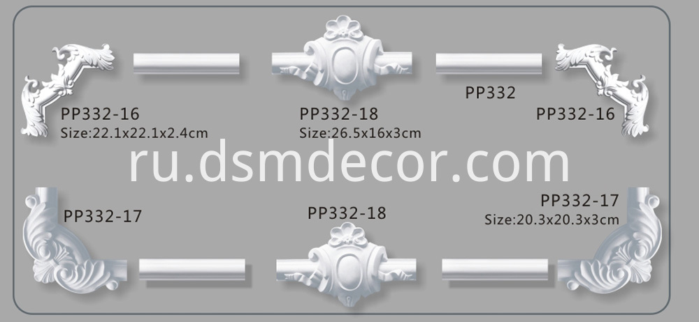 Стул Рельс и Панно Литье Уголок Chair Rail and Panel molding Corner